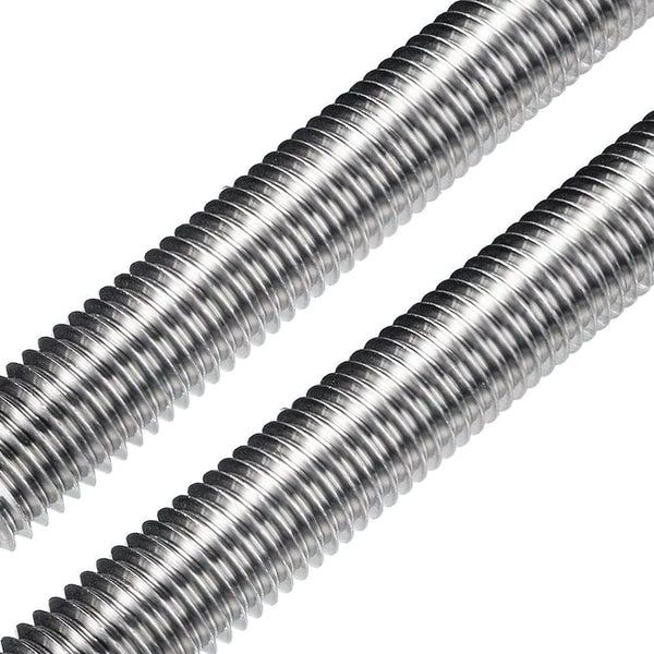 Beduan 304 Stainless Steel Long Threaded Screw, M4-0.7 Thread Pitch, Fully Threaded Rod, 250 mm Length (Pack of 2)