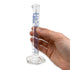 Eisco Labs 10mL Measuring Cylinder, Class A Graduated, Calibrated TC, Hexagonal Base, Blue Graduations