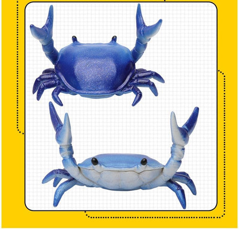 Opexicos Crab Shaped Pen Holder - Weightlifting Design, Bright Colors, Animal Simulation