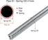 MECCANIXITY Spring Tube Bender 6.5mm OD, 1100mm Long Steel Pipe for 3/8" Copper Pipe in Home Renovations