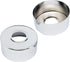 30mm High Stainless Steel Circular Plane Faucet Decorative Cover, 2pcs for 3/4inch Pipe