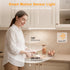 Closet Dimmable Counter (2-Pack) Under Cabinet Lighting, USB Rechargeable Motion Sensor Light Indoor, Battery Operated