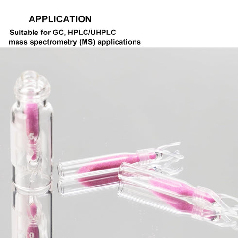 Vial Insert, 6x29mm Clear Glass with Polyspring, Volume 250ul, Pack of 100