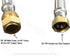 EZ-Fluid 3/4" Compression x 3/4" FIP x 24" Braided Flexible Stainless Steel Water Heater Connector Supply Line (1-Pack)