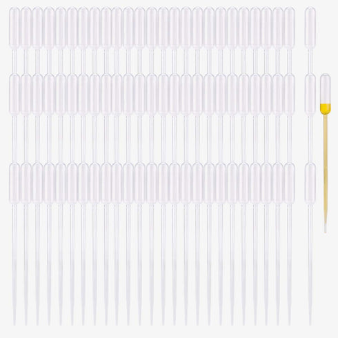moveland 350PCS 0.5ML Thin Plastic Transfer Pipettes Disposable Eye Dropper for Aromatic Mixture