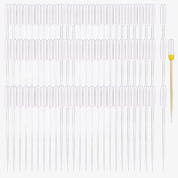 moveland 350PCS 0.5ML Thin Plastic Transfer Pipettes Disposable Eye Dropper for Aromatic Mixture