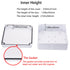 Junction Box, Zulkit Project Box with Reserved Holes, IP65 Waterproof Dustproof Electrical Box ABS Plastic