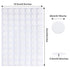 JANYUN 280 Pcs Double Sided Sticky Dot Stickers, Clear Sticky Tack for Festival Decoration (20mm, 280)