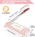 MAKEASY 12 Inch Paper Cutter, Heavy Duty Guillotine with 8 Sheet Capacity, Paper Trimmer for Crafting, Office, Pink