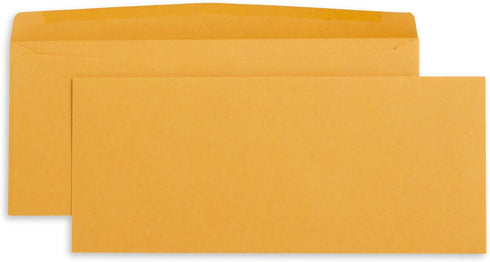 Blue Summit Supplies 500 #12 Envelopes with Gummed Seal, 11” x 4.75”, Brown Manila Oversize Envelopes (24lb Kraft Paper)