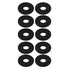 uxcell Nitrile Rubber Flat Washers 21mm OD 8mm ID 2mm Thickness, Pack of 10 for Faucet Pipe Water Hose