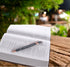 Thankful Ballpoint Pens with Black Ink, Retractable Fine Point, Touch-Screen Stylus Tip, Gifts for Women Men (Dark Grey)