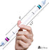 Ivan Emboss Mod Spin Pen - Blue & Pink Grip for Beginners