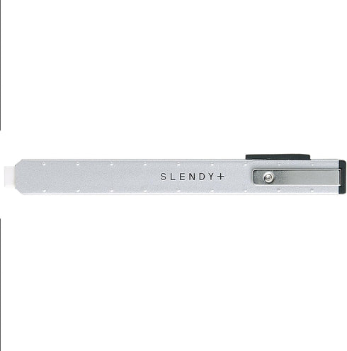 SEED Slendy+ Thin Steel Holder Eraser, Silver (EH-S-S), Japan Import