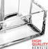 Clear Acrylic Pen Holder - Modern Desk Organizer for School, Home, and Office, Makeup Brush Storage