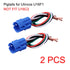 NOT FIT U16C2, 16mm Pigtail Wire Connector, Socket Plug for U16F1/U16F2/U16F5 Pushbutton Switch (Pack of 2)