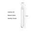 Joyclub 50pcs 12x100mm Clear Plastic Test Tubes with Caps for Scientific Experiments, Halloween, Christmas Party