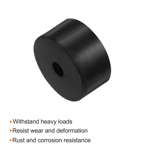 8pcs Rubber Spacer, 1.57 Inch OD Neoprene Round Anti Vibration Isolation Pads for Home Cars Boat Accessories
