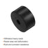 8pcs Rubber Spacer, 1.57 Inch OD Neoprene Round Anti Vibration Isolation Pads for Home Cars Boat Accessories