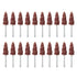 20Pcs Sanding Cone Grinding Wheel - Cone Shape Sandpaper Tapered Cartridge Roll Sanding Polishing Flap Wheel 80 Grit