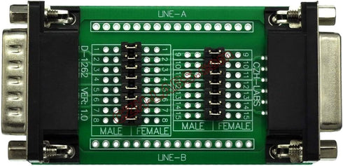 Electronics-Salon CZH-Labs D'sub DB15 Diagnostic Test Breakout Board, DSUB DB15 Connector Male to