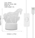 3D Alipis Animal Shape USB Bedside Lamp Portable Decorative Night Light Led Visual Desk Lamp for Bedroom Kids Girls