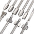 10Pcs Titanium Router Bits, 1/8" Shank Carbide Engraving Milling Cutter Set for DIY Woodworking