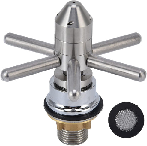 Sink glass rinser, stainless steel kitchen cup washer with star shaped base, for bar restaurant coffee shop home milk