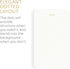 Elegant Executive Notepads, Minimalist Gold Foiled Memo Pads, Dotted Layout, 3 Pack, 225 Sheets Total, Eco-friendly