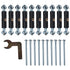 Wall Box Repair Tool, 18 Type Switch Socket Cassette Screws Support Rod for Electrical Box Screw