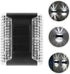 2pcs Toyvian Solar Wall Lights Outdoor Solar Sconce Lights Waterproof White Powered Garden Decorative Lamps for Porch