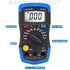 Handheld Digital Multimeter, 200pF-20mF Capacitance Tester, Multi-Function Tool with Backlight, Data Retention