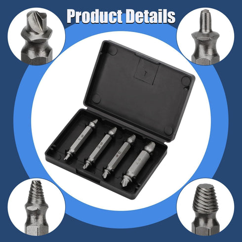 Damaged Screw Extractor Set for Stripped Head Screws, Nuts & Bolts, Gifts for Men and Women, DIY Hand Tools