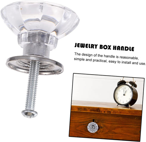 LIFKOME 6-Pack Mini Decorative Drawer Knobs with Handles for Home Use