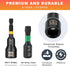 41 Set, 1/4" AEROFORCE PCS Magnetic Nut Driver Impact Drill Driver Bit Hex Shank, SAE & Metric Cr-V Steel Power Nut