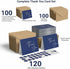 XXINMOH 100 Pack Set 4x6 inch Set Thank You Cards With Envelopes Bulk & Stickers - Blank Thank You Notes Bulk Box