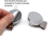 CMS Magnetics Super Strong Colorful Ceramic Magnets - 4-Pack Clips for Whiteboards, Refrigerators, Office, School