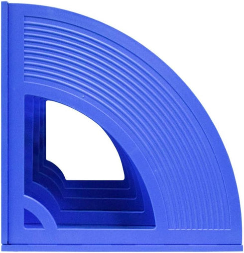 Lemical 4 Compartments Open Section Plastic Magazine File Holder Desk Organizer Book Rack Office Home Document Storage File Rack Kitchen Tool Organizer by Lemical