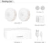 8 3 Closet, (2 Pack Motion Sensor LED Night Light, Rechargeable, Colors, Modes, for Bedroom, Hallway, Cabinet, Stairs