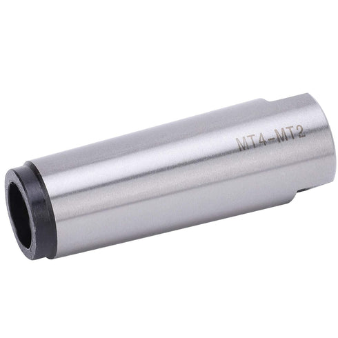 MT4 to MT2 Morse Taper Drill Sleeve Reducing Adapter, High Speed Steel Material for Lathe Milling Industrial CNC Tool