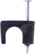 Gardner Bender PSB-100B Low-Voltage Cable Staple, CAT6, RG-59, RG-6, 1/4", Black