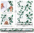 8267 Floral Peel and Stick Wallpaper 17.7in x 9.8ft, Green Eucalyptus Leaf Removable Self Adhesive Contact Paper