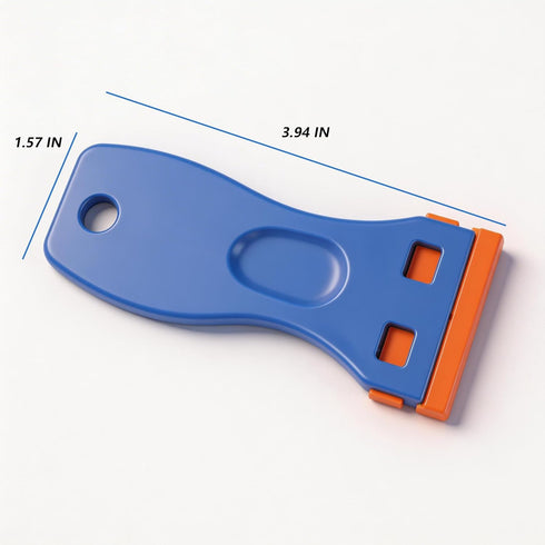 Karebeen 2 100 Pcs Razor Blade Scraper Tool with Pcs Blades, Plastic Window Glass Scraper, Adhesive Remover
