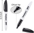 Dry Erase Markers Chisel Tip Black, Low-Odor Black Marker,72 Pack White Board Markers, Office & School Supplies by Keebor