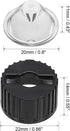 uxcell 10 pcs LED Lens 5 Degree with Black Holder for 1W 3W High Power LED Light