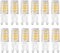 G9 LED Light Bulbs, 5W (40W Halogen Equivalent), 100V-240V, 430LM, Warm White 3000K, G9 Base, 12-Pack