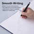 MiSiBao 0.7mm Black Ink Gel Rollerball Pens, 2 in 1 Medium Point with Stylus, Smooth Writing (Black-18pack)
