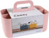 BLUE GINKGO Multipurpose Caddy Organizer, Stackable Plastic Caddy with Handle for Desk, Makeup, and Classroom Art