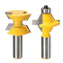 Yakamoz 1/2" Shank Tongue and Groove Router Bit Set, 2Pcs, 120 Degree Woodworking Cutter Tool
