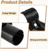 2 1-1/8" 45 2-way uxcell Pcs Structural Pipe Connector, Degree Metal Connectors Corner Pipe Fittings End Rails Clamp